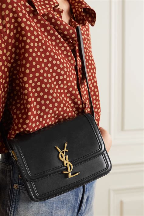 ysl black and white bag|yves saint laurent shoulder bag.